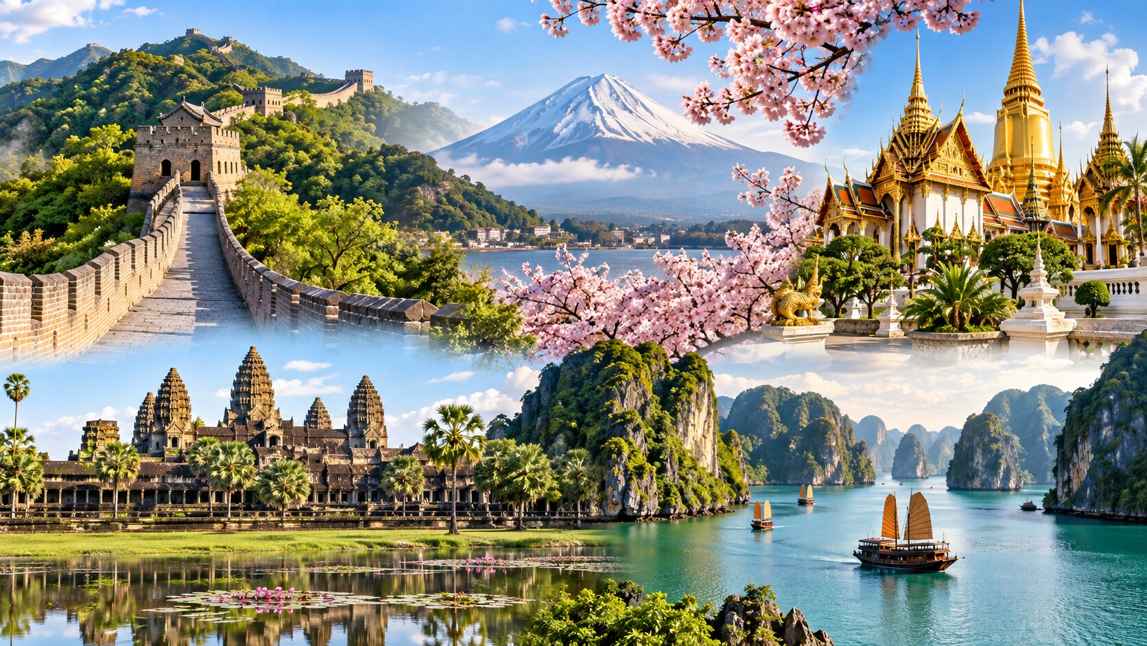 Japón con Monte Fuji